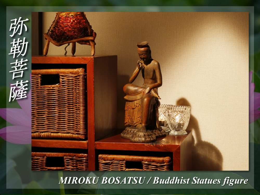 MIROKU BOSATSU (Maitreya), Buddha Statue Figure / Standard, by Isumu