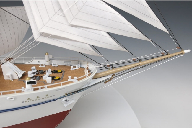 NIPPON MARU / Sailing type, Wooden Japanese Sailing Ship Model