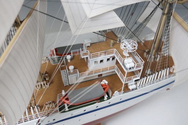 NIPPON MARU / Sailing type, Wooden Japanese Sailing Ship Model
