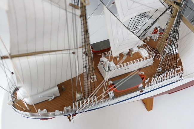NIPPON MARU / Sailing type, Wooden Japanese Sailing Ship Model