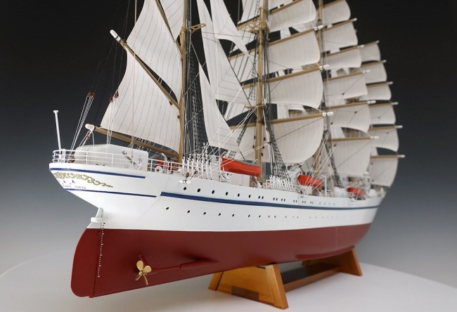 NIPPON MARU / Sailing type, Wooden Japanese Sailing Ship Model