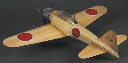Aircraft Zero Fighter, Wooden Model Kits, by Woody JOE