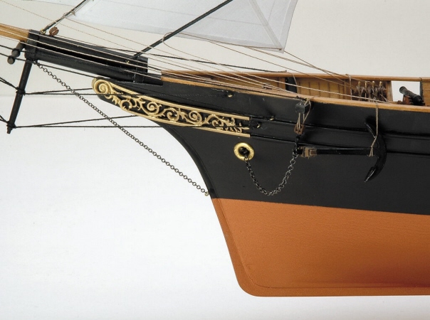 KANRIN MARU / Sailing type, Wooden Japanese Sailing Ship Mode