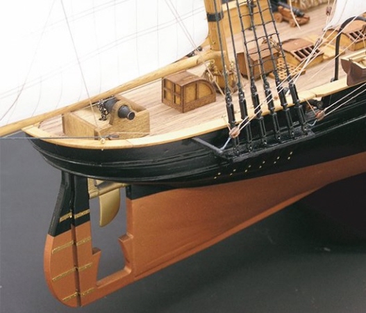 KANRIN MARU / Sailing type, Wooden Japanese Sailing Ship Mode
