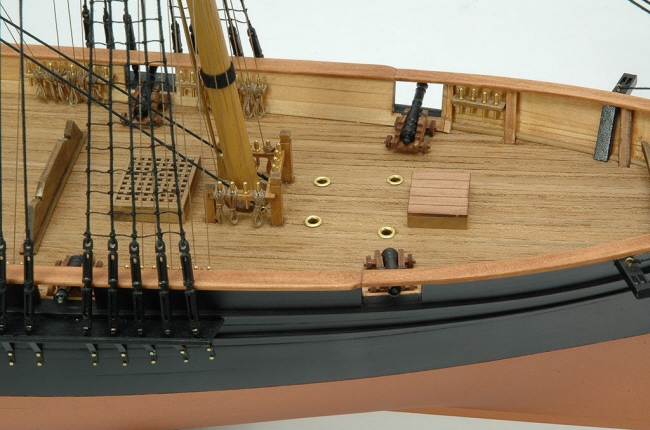KANRIN MARU / Anchorage Type, Wooden Japanese Sailing Ship Model