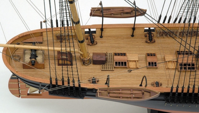 KANRIN MARU / Anchorage Type, Wooden Japanese Sailing Ship Model