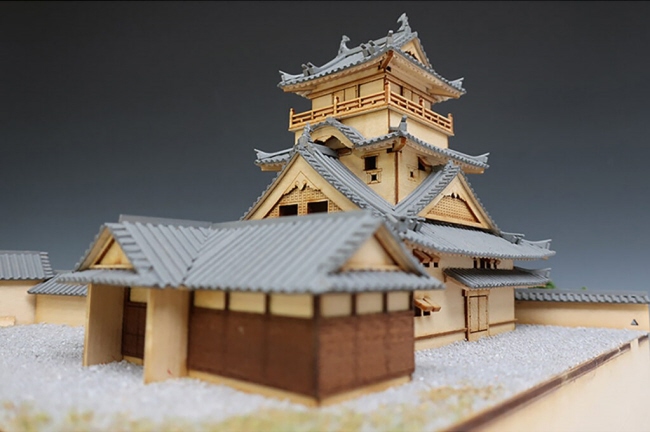 Kouchi Castle, Japanese Castle Model Kits, by Woody JOE