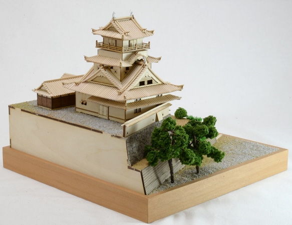Kouchi Castle, Japanese Castle Model Kits, by Woody JOE