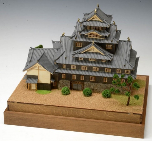 Okayama Castle, Japanese Castle Model Kits, by Woody JOE