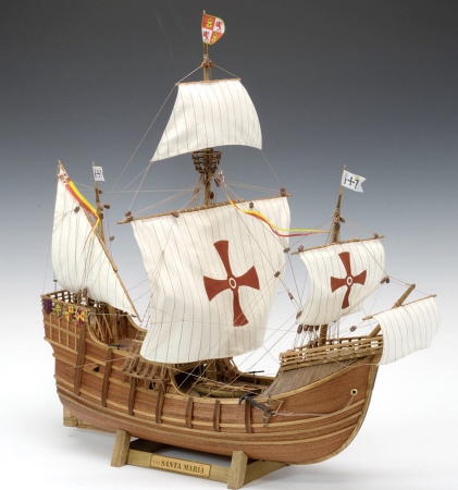 Woody Joe 1/150 SANTA MARIA(木製キット) SANTA MARIA Wooden Sailing Ship Mode Kitsl, by Woody JOE