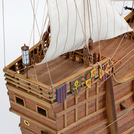 SANTA MARIA Wooden Sailing Ship Mode Kitsl, by Woody JOE
