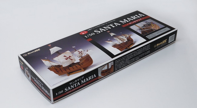 SANTA MARIA Wooden Sailing Ship Mode Kitsl, by Woody JOE